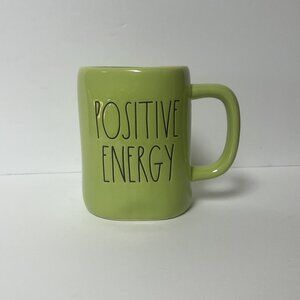 RAE DUNN - POSITIVE ENERGY - HANDCRAFTED MUG - NWOT
